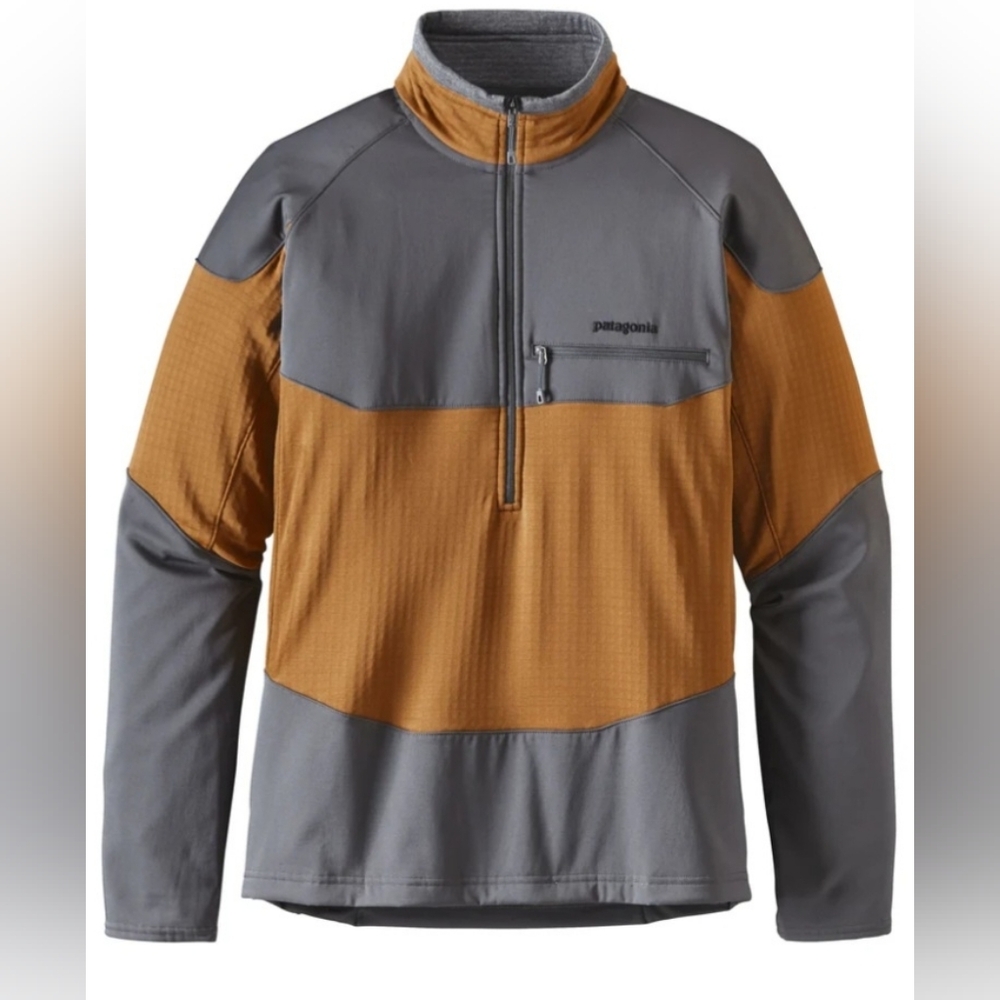 ​Patagonia Mens Field R1 1/4 Zip Polartec Reinforced Gorpcore Hiking Size XL